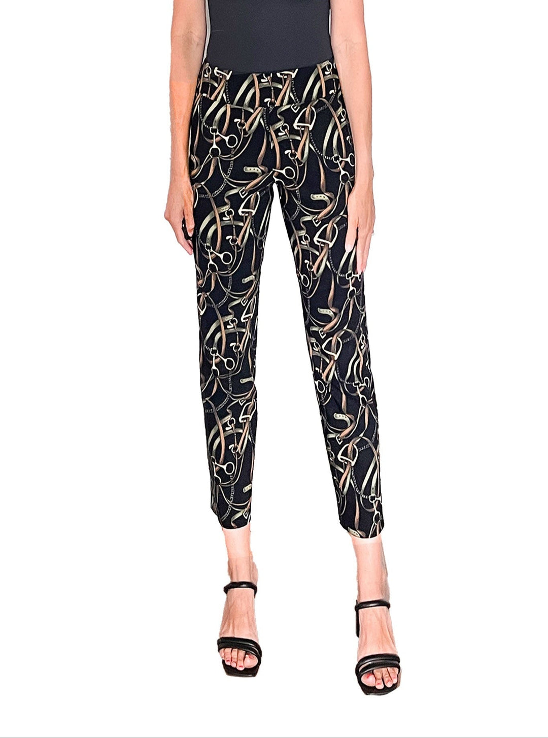 Krazy Larry | Krazy Larry | Black Belts Print Pant | Cloister Collection | SWEATERSSEPARAT